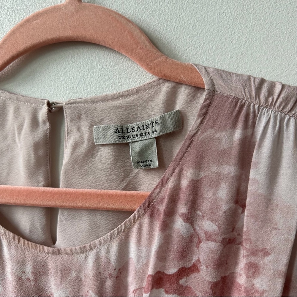 AllSaints Cassandra Ume Floral Mini Dress 16 - Picture 8 of 10